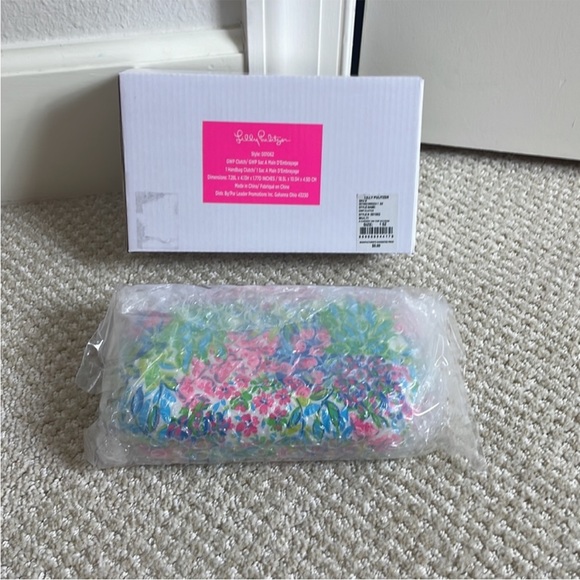 Lilly pulitzer GWP Clutch Crossbody Purse Handbag Colorful - Picture 3 of 4